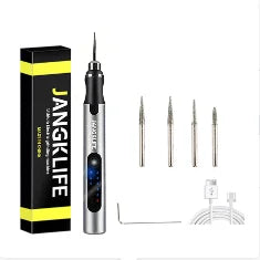 JANGKLIFE USB Cordless Rotary Tool Kit Woodworking Engraving Pen DIY For Jewelry Metal Glass Mini Wireless Drill