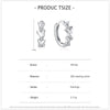 Ailmay 925 Sterling Silver Trendy Butterfly Zircon Hoop Earrings Charm Animal Ear Buckles For Women Christmas Gift Fine Jewelry
