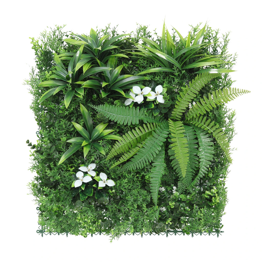 12pcs Artificial Plant Wall, 50x50cm Artificial Hedge Christmas Decorations Fake Plants Panel Wedding Grass Mat Garden Backyard