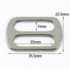 2-10Pcs 20-38mm Stainless Steel Bag Strap Buckles Tri-Glide Slider Ring Buckle Garment Belt Clip Clasp Adjuster Hook Accessories