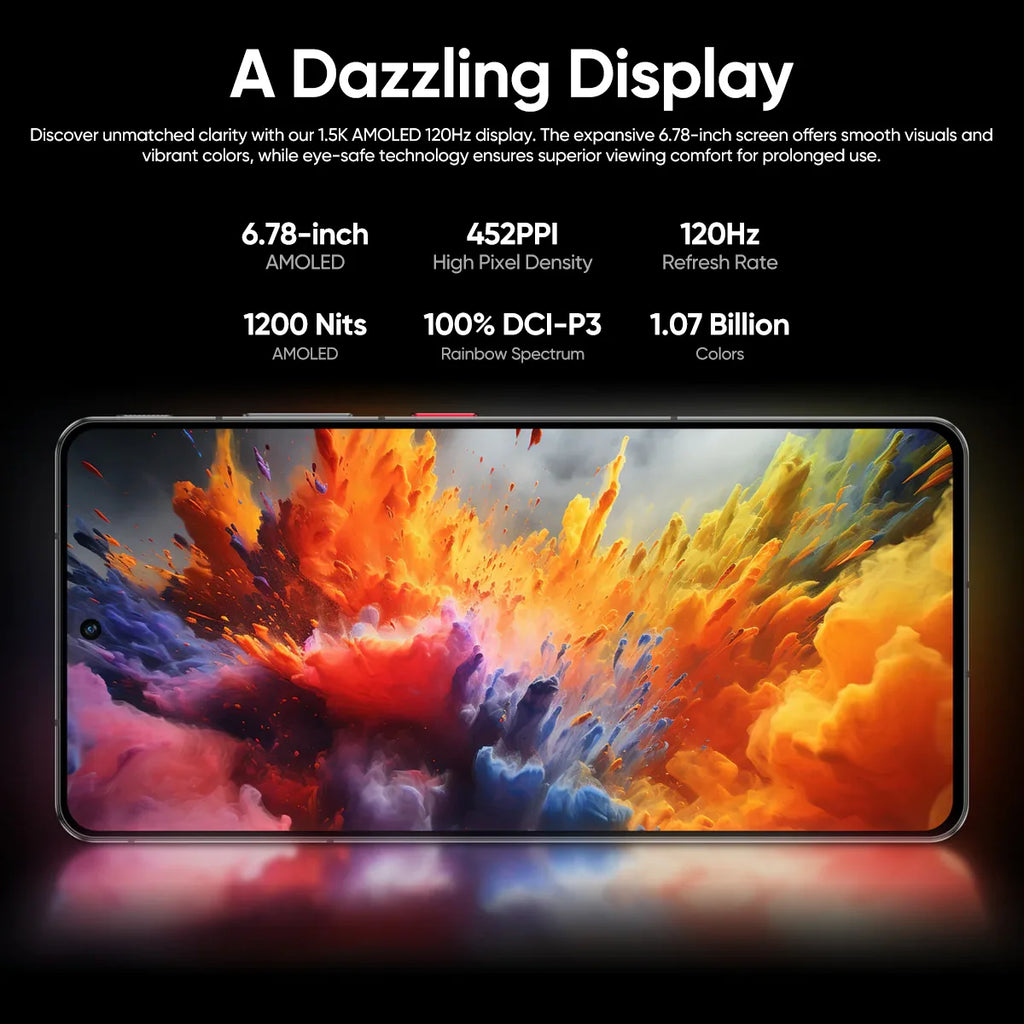 Zte Nubia Z60S Pro 5g Smartphone Snapdragon 8 Gen 2 6.78'' 120Hz Oled Screen 80W Fast Charging 50Mp Camera Android 14 Google Play Global Version