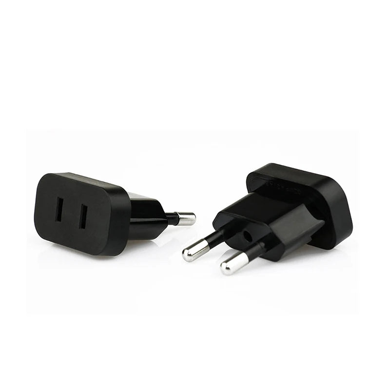 1 Pcs 4.0mm/4.8mm Power Plug Adapter US To EU Euro Europe Plug Power Plug Converter Travel Adapter Power Converter Outlet