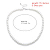Simple Imitation-Pearl Beaded Short Choker Necklace for Men Trendy White Beaded Chains on Neck Accessories 2023 Fashion Jewelry