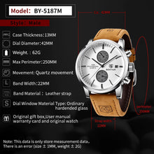 Load image into Gallery viewer, BENYAR Mens Watches Top Brand Luxury Quartz Men Watch 2023 Sports Watch For Men Chronograph Military Watch Men Relogio Masculino