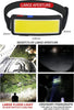 Powerful COB Headlamp Type-c/USB Rechargeable Head Flashlight Built-in Battery Outdoor Fishing Camping Lantern Waterproof Torch