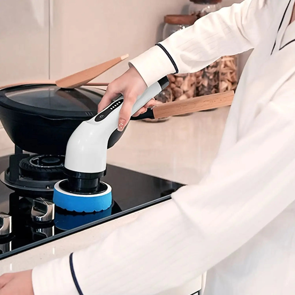 Wireless Electric Cleaning Brush Bathroom Window Kitchen Automotive Multifunctional Household Rotating Cleaning Machine