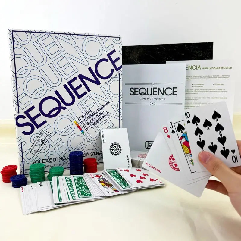 Sequence Games | AN EXCITING GAME OF STRATEGYF | IT'S FUN  IT'S CHALLENGING | For 2 or More Players Family Game