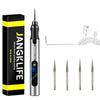 JANGKLIFE USB Cordless Rotary Tool Kit Woodworking Engraving Pen DIY For Jewelry Metal Glass Mini Wireless Drill