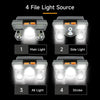 5 LED Flashlight Rechargeable with Built in Lithium Battery Strong Head Light Camping Adventure Fishing Cycling Headlamp
