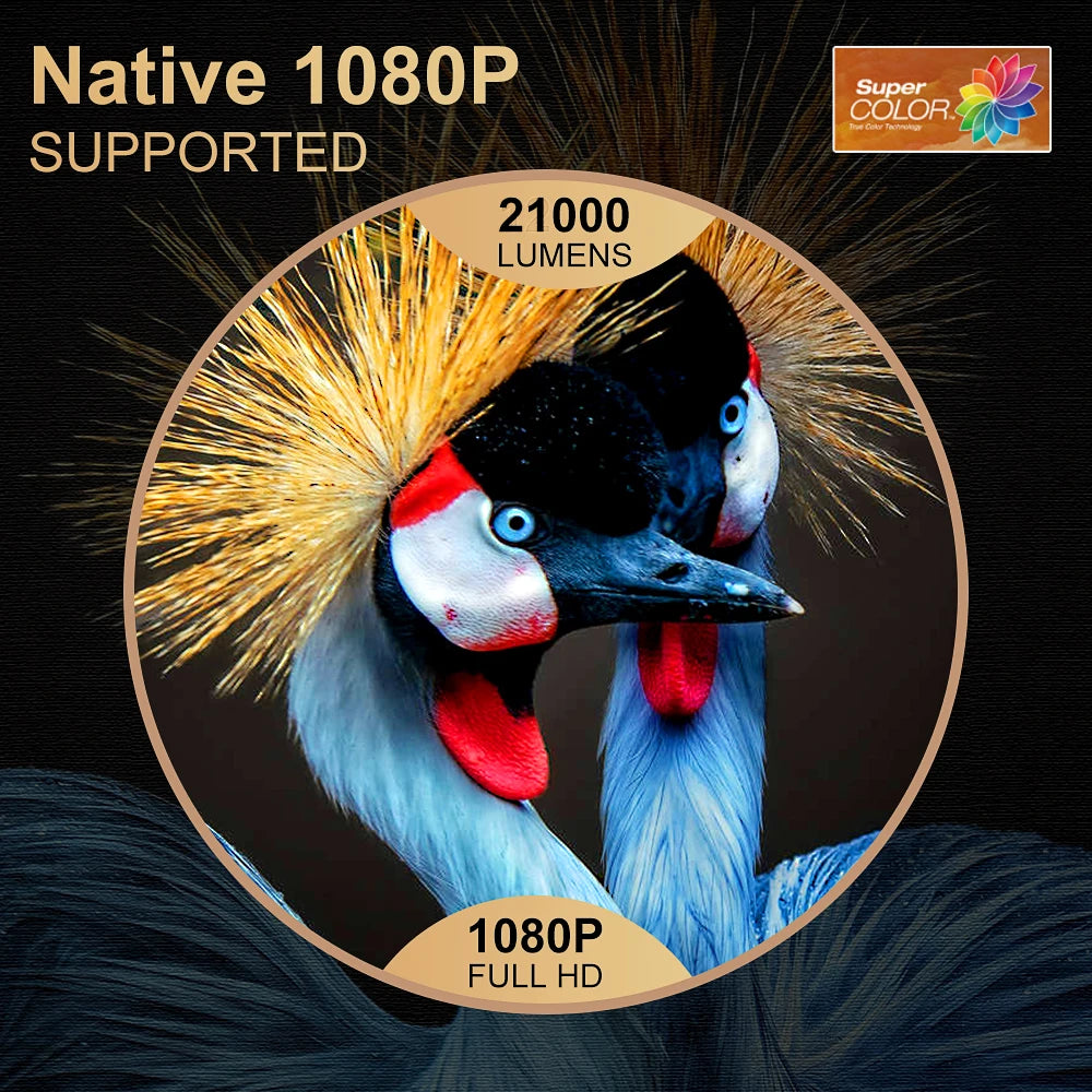 ThundeaL Full HD 1080P Projector TD98W for 2K 4K Video Audio WiFi Android Home Theater TD98 Cinema Beam Projector PK DLP Beamer