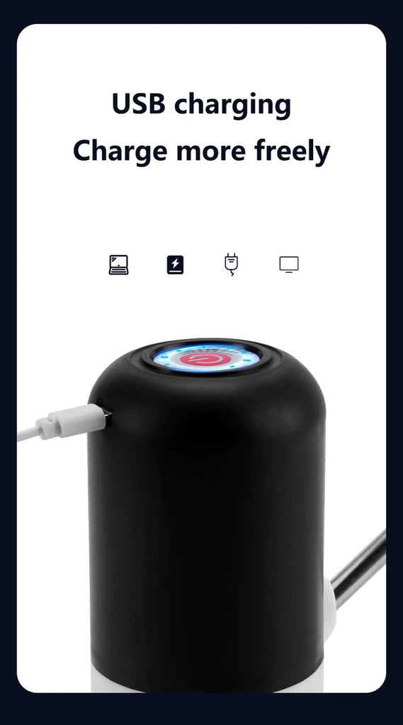 Xiaomi Electric Wireless Pumping Water Bottled Automatic Dispenser Bottle USB Rechargeable Electric Water Dispenser Bottle New