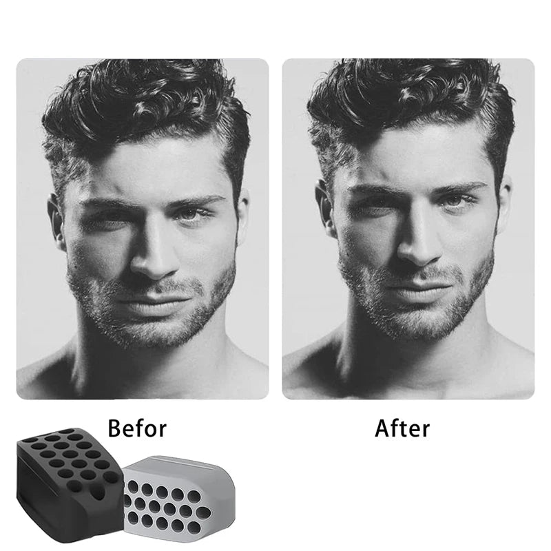 Jaw Face and Neck Exerciser Define Your Jawline Slim and Tone Your Face Look Younger and Healthier Helps Reduce Stress