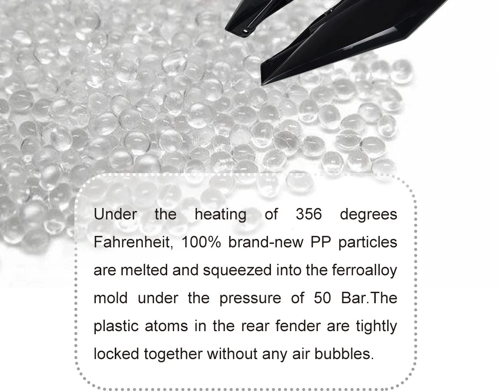 LINGQI Side fender for Second-Generation Longer Rear Fender Fit to  Light Bee X and S.