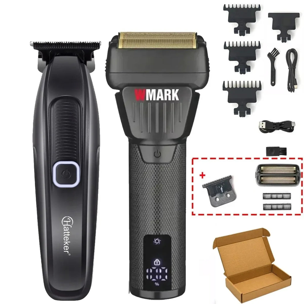 WMARK NG-7982 BRDCLIP FA-1981 Professional Electric Hair Clipper Hair Trimmer for Man Electric Shaver 9000/7500RPM Barber Shop