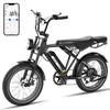 RCB 20'' E Bike, Electric Mountain Bike for Adults, Commuting Electric Bike with Removable 48V 15Ah Battery & APP, Range 40-60KM