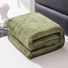 Flannel Spring Autumn Blanket Extra Soft Comfortable Nap Shawl Blankets Solid Warm Multi-functional Skin Friendly Throw Blanket