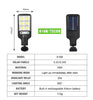 Solar Street Lights Outdoor Led Courtyard Wall Lamp Human Body Induction Garden Terrace Garage Solar Induction Lamp