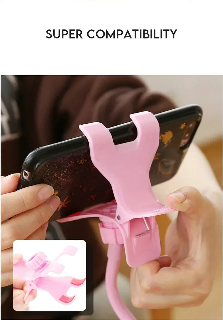 Universal Long Arm Lazy Person Bracket Mobile Phone Clamp Bedside Desktop Support For iPhone Xiaomi Huawei Samsung Phone Stands