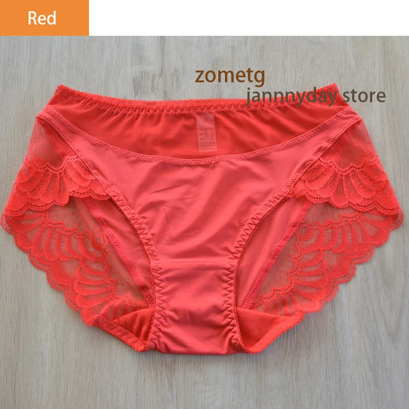 Plus size underpanties Fashion underwear Girl Briefs Pink Ladies Underpanty Comfortable Briefs Women's Panties Lingries