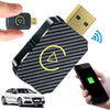 ﻿ 1-5Pcs 2in1 MINI Q1M Wireless CarPlay Android Auto Adapter BT5.0 WiFi Fast Connection Wireless Adapter Smart Mini Box USB