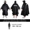 Waterproof Rain Poncho Lightweight Hooded Rain Coat Picnic Mat Blanket Sun Shelter for Outdoor Camping Hiking Cycling Climbing