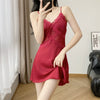 Sexy Female Nighty&Robe Set Intimate Lingerie Two Piece Summer Lace Flower Kimono Bathrobe Gown Sleepwear Set Satin Dress