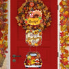 Happy Thanksgiving Day Door Banner Autumn Vine Wreath Dwarf Doll Ornament Gnomes Decorations for Home Tiered Tray Tabletop Decor
