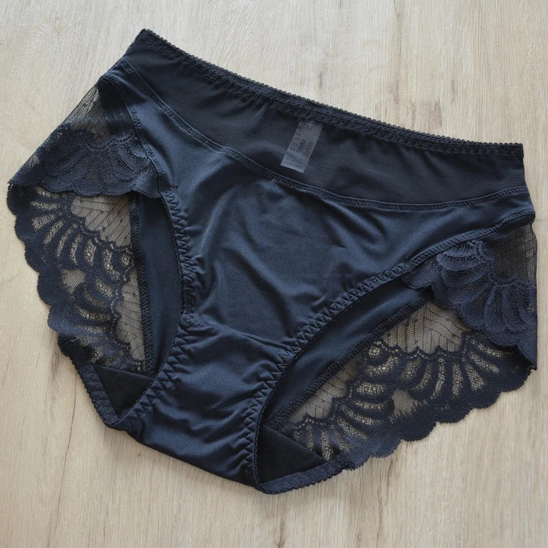 Plus size underpanties Fashion underwear Girl Briefs Pink Ladies Underpanty Comfortable Briefs Women's Panties Lingries