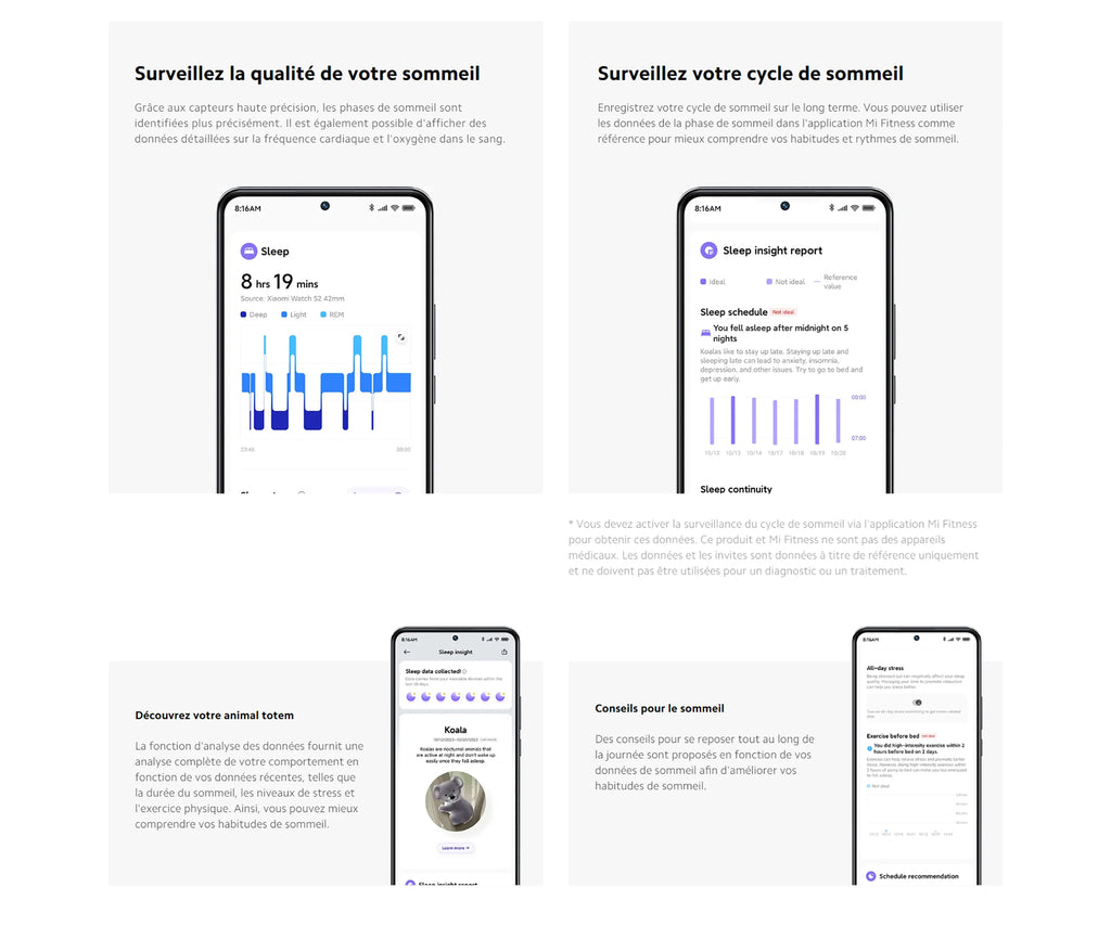 Xiaomi France | Xiaomi Smart Band 9, very endable up to 21 days of battery life, large screen AMOLED "1,62 nits
