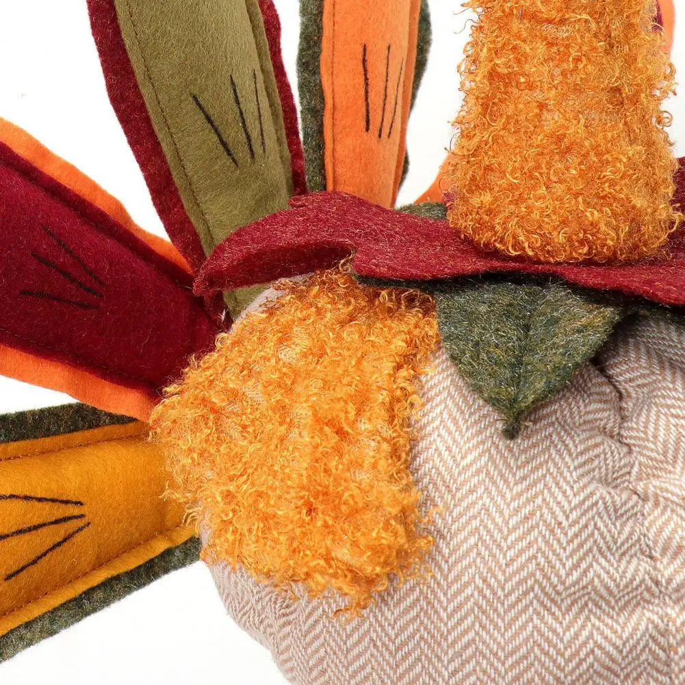 Thanksgiving Decor Turkey Plush Cute Stuffed Animal Fall Decorations For Home Holiday Party For Fall Autumn Harvest Home Table