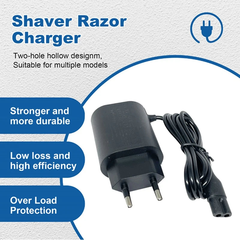 12V 0.4A Replacement Shaving Charger For Braun Series S3 S5 S7 S8 S9 Electric Shaver Charger Adapter Durable Easy To Use EU Plug