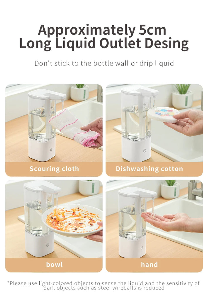 Automatic Dishwashing Liquid Machine Sensor Hand Washing Instrument Kitchen Mobile Phone Washing Dish Soap Liquid Washing Liquid