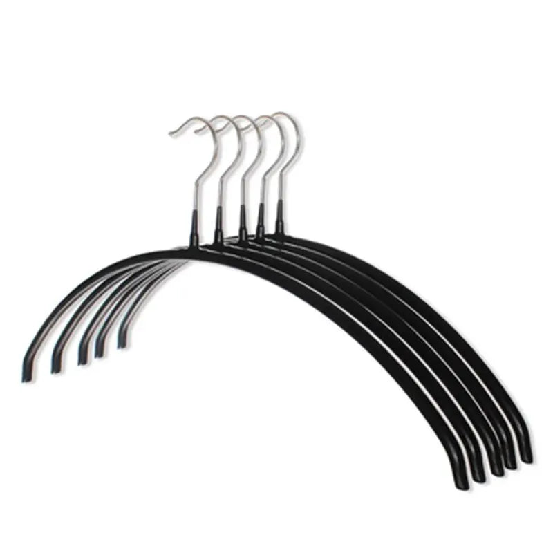 5PCS Impregnated Plastic Semi-circle Adult Clothes Hanging No Trace Non-slip Bolting Clothes