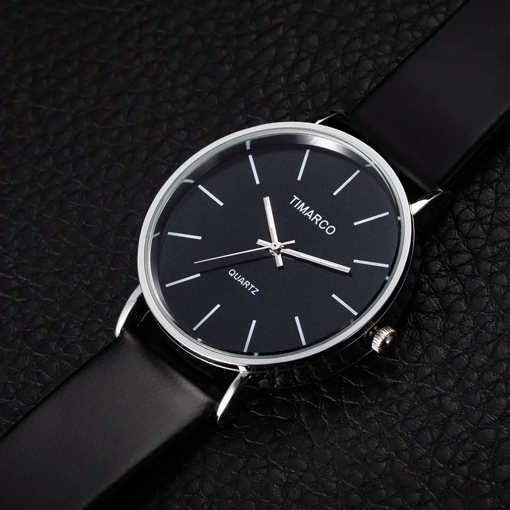 Luxury Women Watches 2025 New Stylish Silver Minimalist Business Ladies Quartz Watch Breathable Leather Steel Clock Reloj Mujer