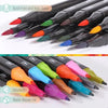 Easter Basket Essentials Dual Tip Brush Pens 12 pcs Vibrant Colors Brush and Fine Tip Marker Dual Tip Markers Art Markers for A
