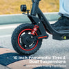 iscooter i10pro Electric Scooter 10 Inch Tire 800W 48V 15Ah Foldable eScooter Max speed 45km/h Range 60KM Kick Scooter With App
