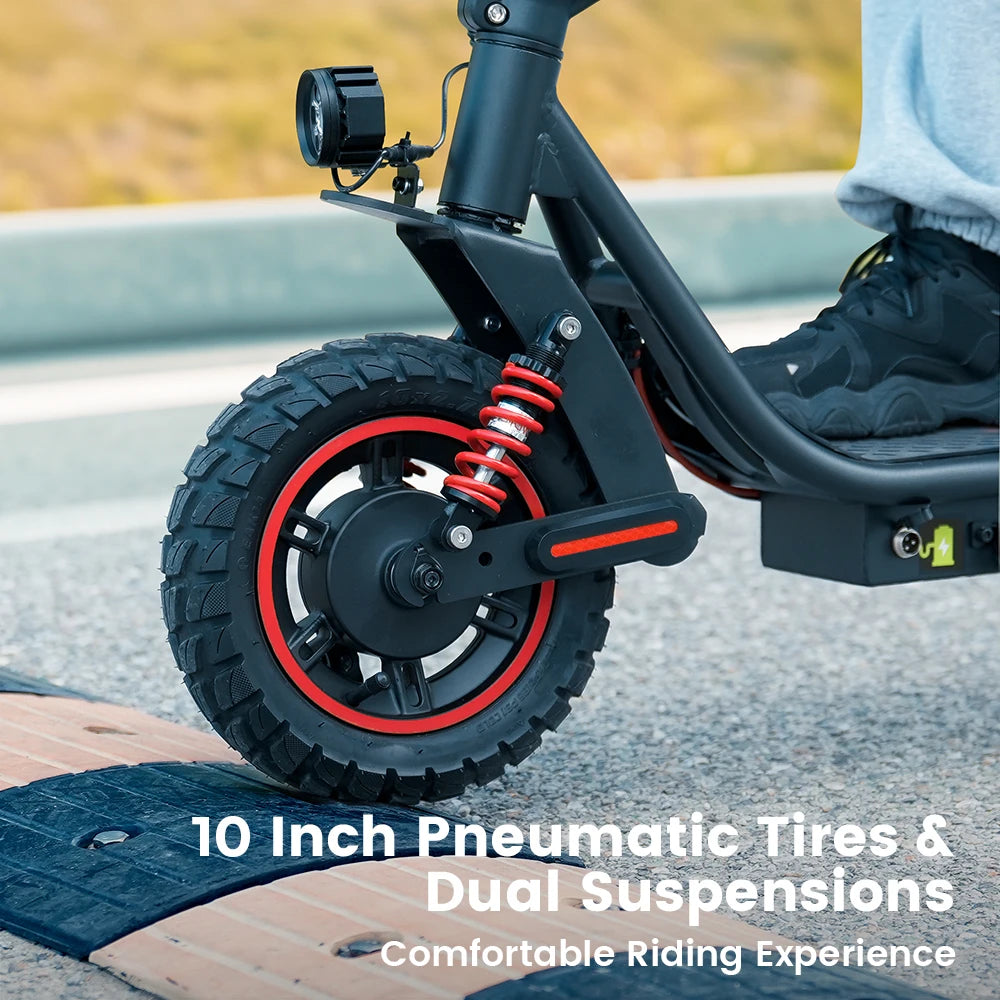 iscooter i10pro Electric Scooter 10 Inch Tire 800W 48V 15Ah Foldable eScooter Max speed 45km/h Range 60KM Kick Scooter With App