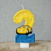 Mcqueen Candles Anime Cake Decor Theme 0-9 Number Candles Birthday Party Cake Topper Kids  Baby Shower  Gift Supplie