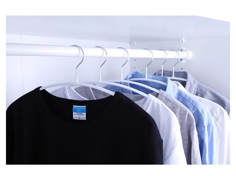 5PCS Impregnated Plastic Semi-circle Adult Clothes Hanging No Trace Non-slip Bolting Clothes