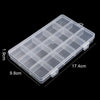 Transparent Storage Container Jewelry Box Clear Plastic Organizer Box Empty Earring Storage Organizer Display Case for Beads