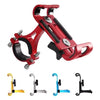 Metal Motorcycle Bike Phone Holder Aluminum Alloy Anti-slip Bracket GPS Clip Universal Bicycle Stand Support for All Smartphones