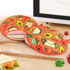 New High Quality Tortilla Warmer Pouch Fashion Helpful Fabric Insulation Bag Tortilla Warmer Insulated Fabric Storage Poucha