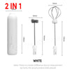 HOT  Electric Milk Frother + Egg Beater Wireless Type-C Charging 3 Speeds Mini Handheld Foam Maker Coffee Whisk Cooking Tools