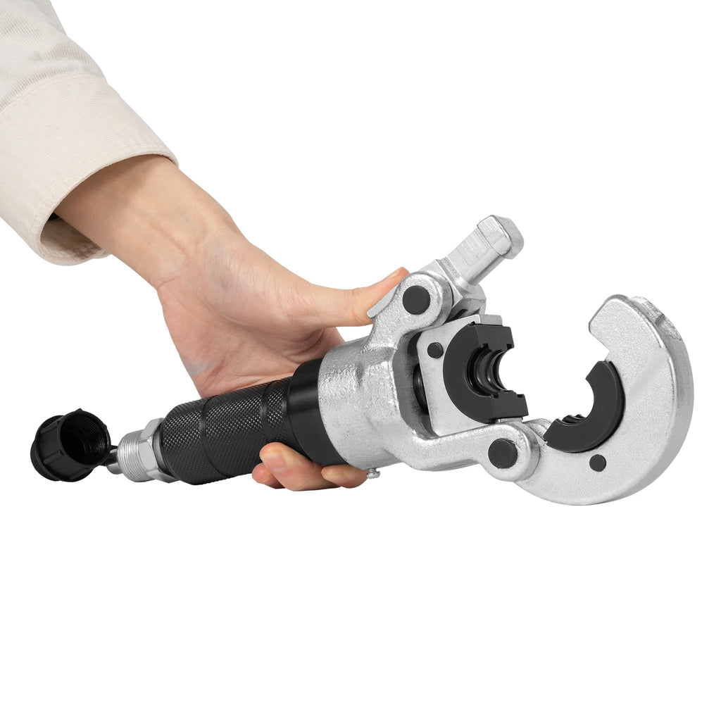 Hydraulic Pump Crimping Pliers 6T with 9 Dies for Stainless Steel Pipe Copper Tube PEX PB Press V12-28mm  TH16-32mm Set