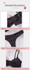 Ladies Smooth Comfortable Thin Underwear Women Sexy Nightwear Inner Solid Color Sleep Underwear Bra Set