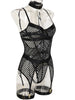 JSY Sexy Lingerie Set For Women's Body Underwear Transparent Mesh Nightgown Bodysuit Sleepwear Erotic Lingerie Porno Costumes