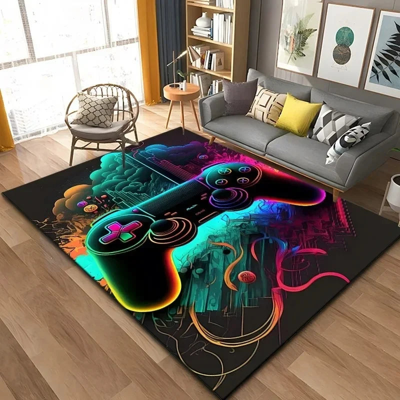 3D Game Controller Carpet Anime Carpet Living Room Decoration Rugs for Bedroom Carpets for Super Sized Gaming Carpet