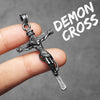Retro Demon Satan Cross Stainless Steel Men Necklaces Pendant Chain Punk For Women Fashion Jewelry Gifts Wholesale Dropshiping