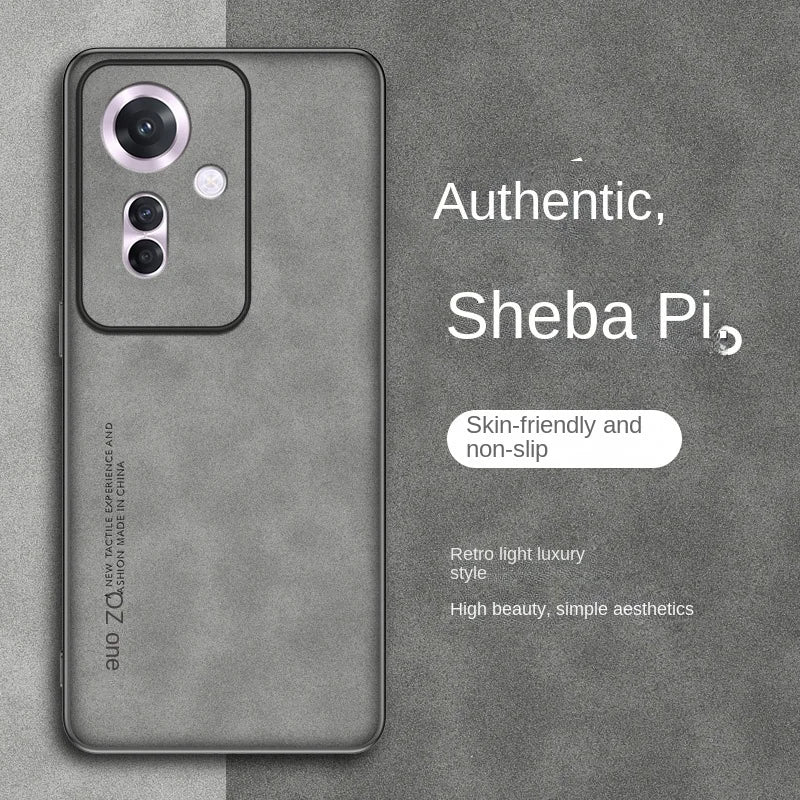 Oppo Reno 11 A CPH2603 Case Shockproof Silicone Bumper Hard Back Cover Matte Phone Case for Oppo Reno11 A Reno11A 5G CPH2603