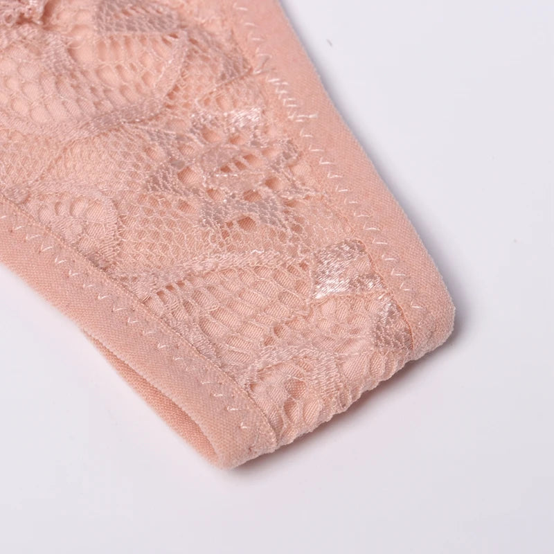 Sexy Lace Thong Women Low Waist Panties Transparent Underwear Hollow Out Female Lingerie Elasticity Comfortable Underpants